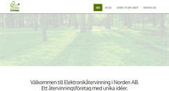 Desktop Screenshot of elektronikatervinning.se