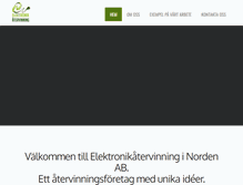 Tablet Screenshot of elektronikatervinning.se